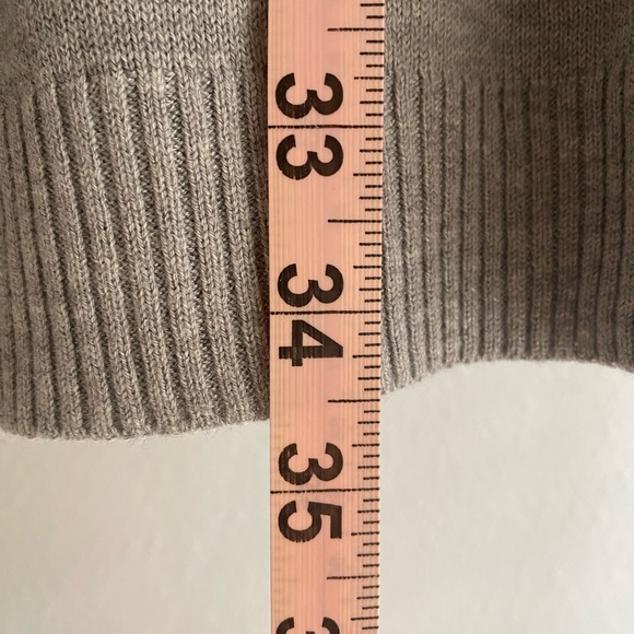 Adrienne Vittadini Sweater Dress Grey Size Medium - Picture 6 of 7